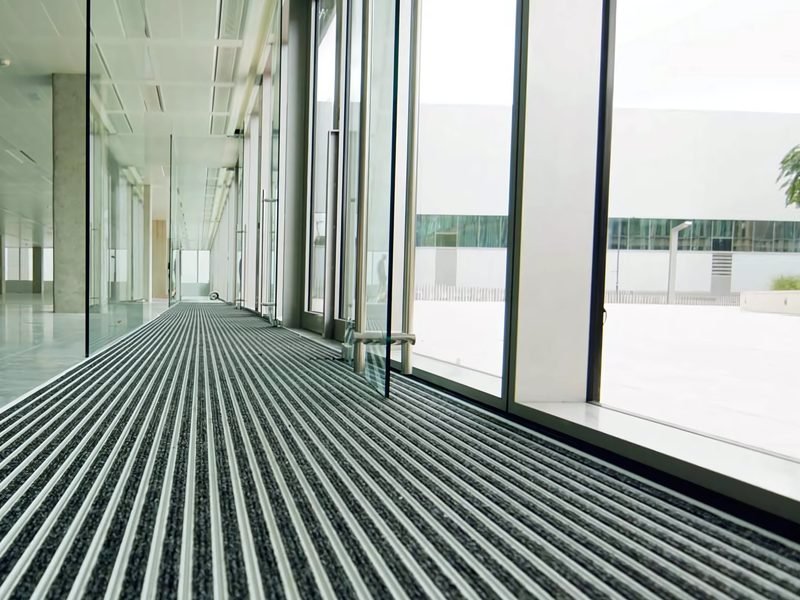 Tapis brosse aluminium