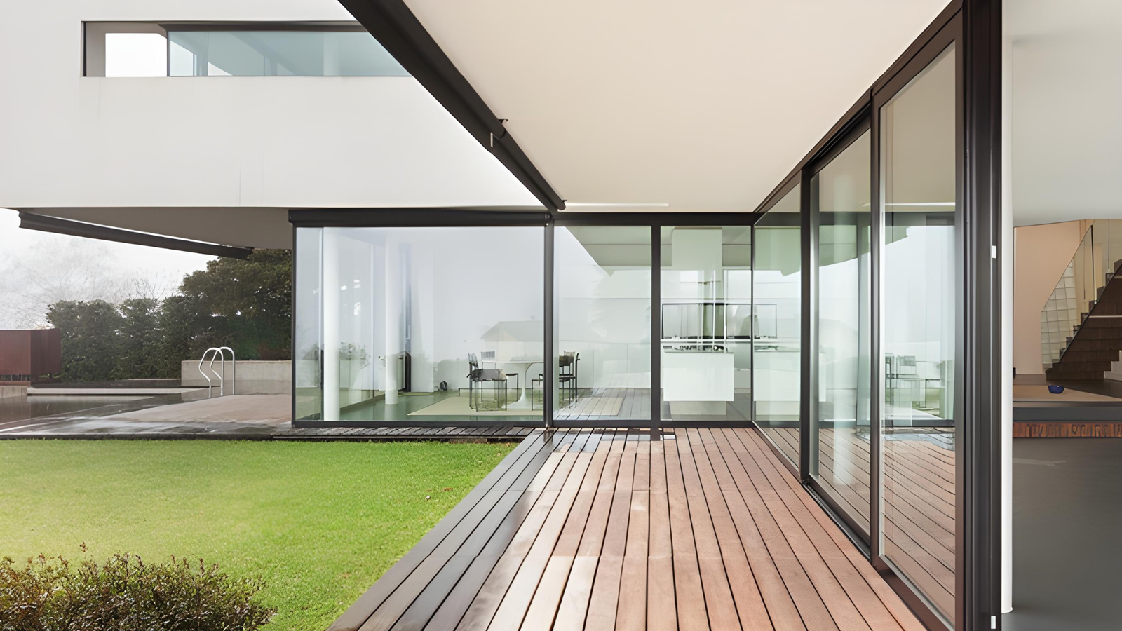 Baies vitrées en aluminium modernes ISO-BEST